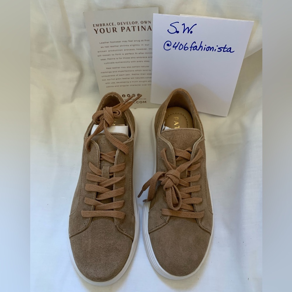 Patina Brown Suede Sneakers